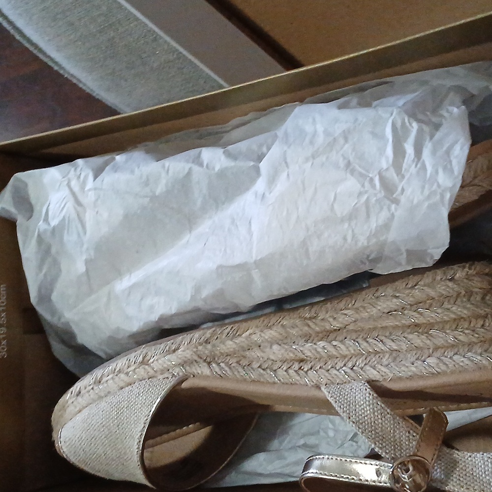 NWT-Luchia Platform Wedge Sandals